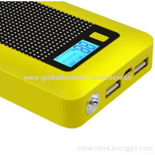Mobile Phone Chargers, LCD Screen, LED Flashlight, Dual USB, High Quality